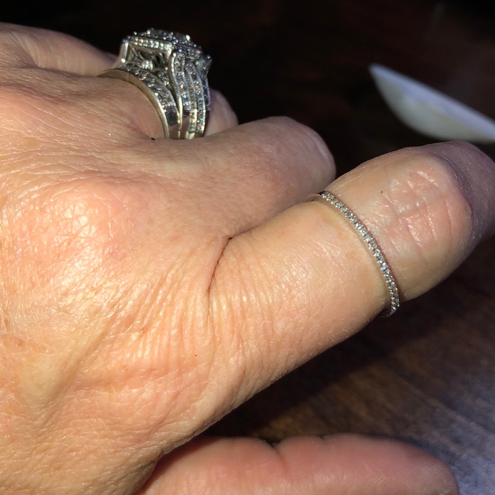 Delicate Diamond Anniversary Band